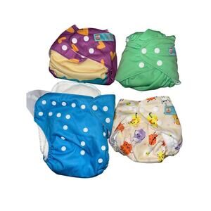 ALVABABY DIAPERS - set of 4 - NEW